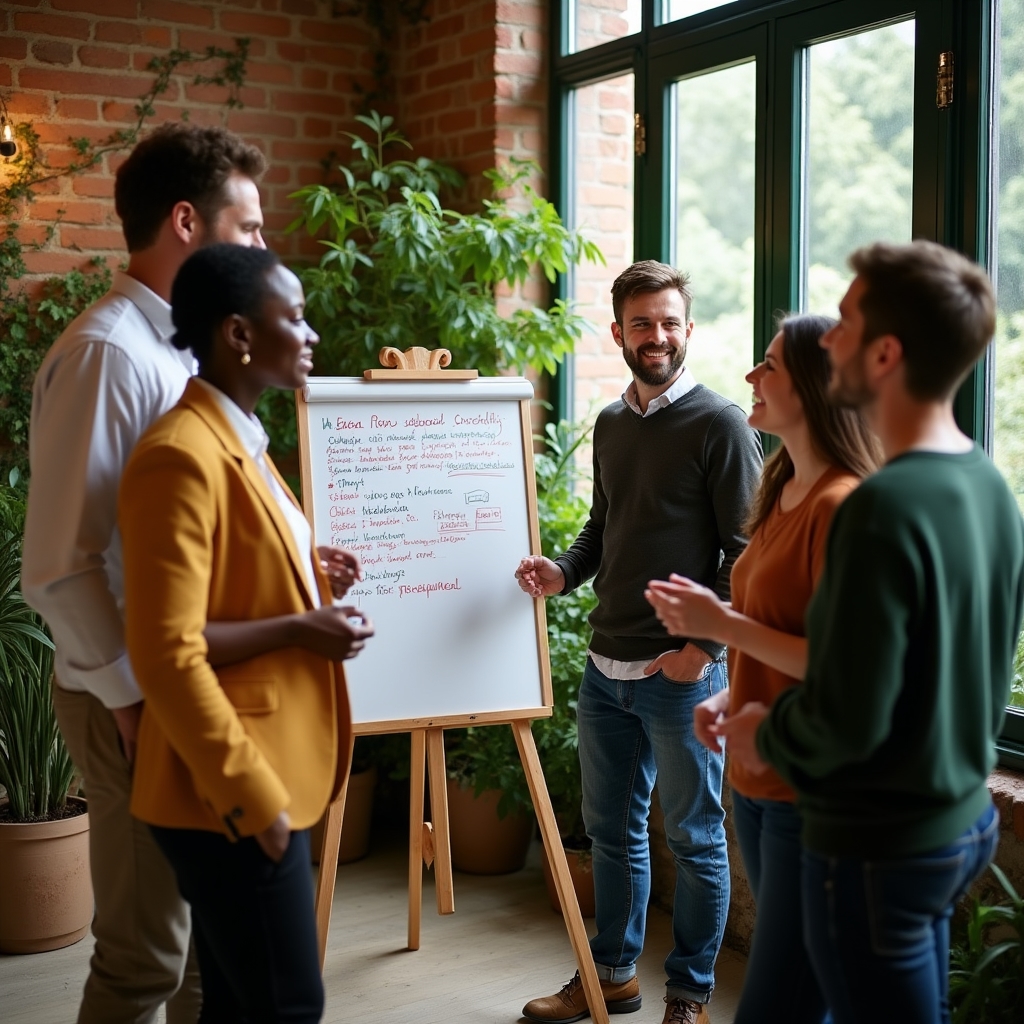 Групповое обсуждение на воркшопе